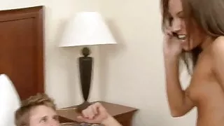 good looking milf pick up a young dude at the baseball court