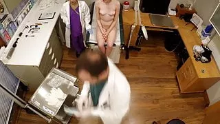 Innocent Shy Teen Gets Spread Eagle By Doctor & Nurse Exam