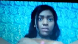 South Sudanese lady masturbating on webcam