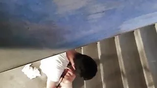 Reipon 55 - Reipon Sucks Stranger In Public