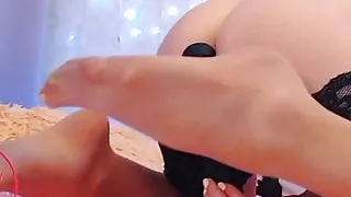 BongaCams (Tender girl in stockings) Mute:Montage:HD