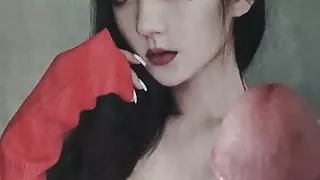 Facial cum tribute to my bitch SongNan