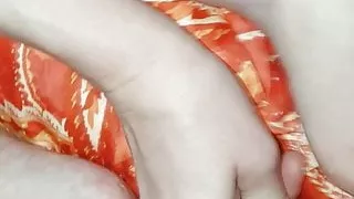 Girlfriend fucks a dildo in my ass