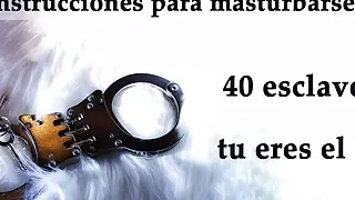 JOI - 40 esclavos y muchas amas. Spanish audio.