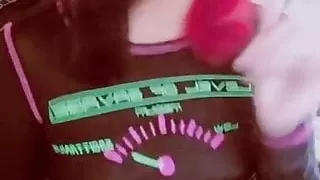 See through t shirt tits