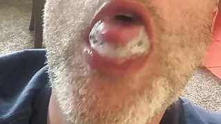 Stor Svart Kuk, Crossdresser, Pappa, Kjole, Svelge, Ung