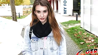 German Scout - Skinny Girl Fuck To Eye Roll At Pickup Cast