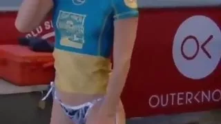 Super hot sporty girl dancing and then embarrased (non nude)