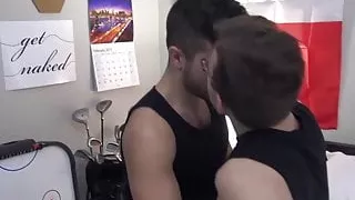 Female to male fucked hardcore after sucking big hard cock