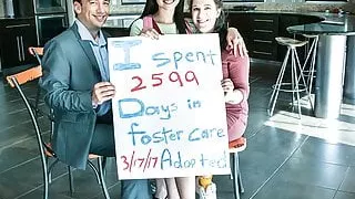 Foster Daughter Fucks Dad While Step Mom Is Sleeping