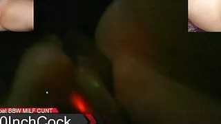 Wife BBW MILF using Dildo To Powerful Orgasm