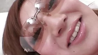 Mikan Kururugi deals cock with l - More at Japanesemamas.com