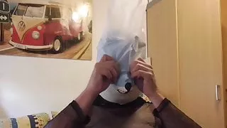 latex blow up mask