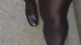 Lycra-Spaß in einer Raststätte