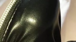 Hard Dick in leather