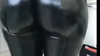 Leather legging girls