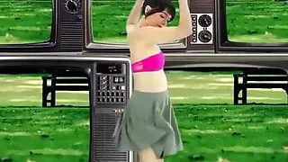 British Sexy Presenter Dances