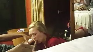 HotWife brags to hubby how hard her boyfriend black dick is