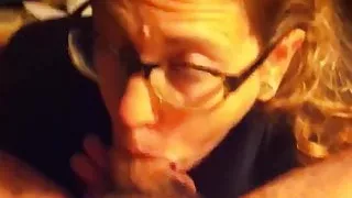 Wife deeepthroat cock slap