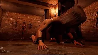 Slaves Of Rome Game - Caning a Roman Slave (in-game)