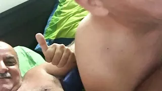 Horny Daddy Serviced by His Boi
