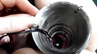 Machine fucked sub learns discipline