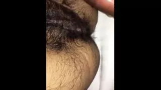 Fucking a Super Hairy Indian Pussy in the night