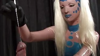 Uretra fucked slave handles ass fuck by mistress