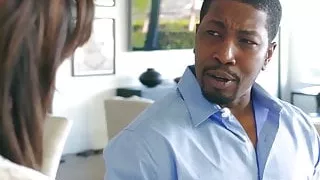 Horny Big Tit MILF Convinces BBC To Have a Threesome