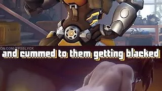 Blacked waifu - You love cumming to brigitte taking BBC