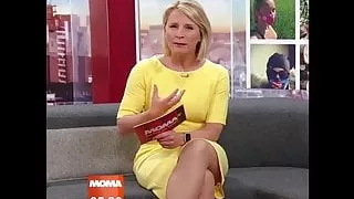 Geile Schenkel:Susan Link solo im engen Kleid und High Heels