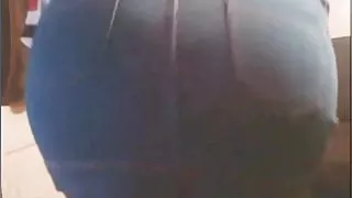 Ich als Crossdresser in meinem Jeansrock