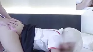 Japanese cos play girls like to have cam mans cock in thier