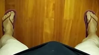 brushing your face with my cock