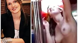 Girl having fun in a boat