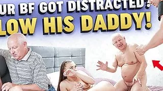 DADDY4K. Old man has troubles with computer but not with his