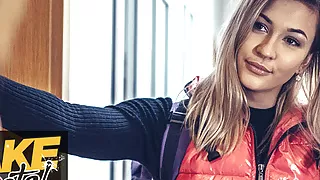 Fake Hostel Hot MILF and Young lesbian fuck straight teen