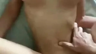 Ebony chick with a hot body fucked hard