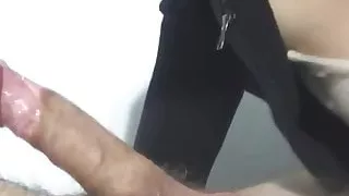 Oral cream pie blowjob from the wife