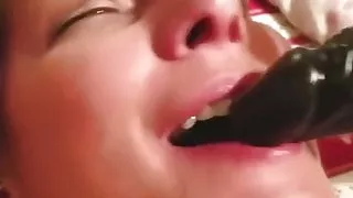 Daizy Layne Fantasizes and Fucks her Pussy and Mouth With Hu