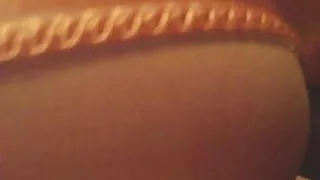 Orange Satin Panty Fuck Doggy Style