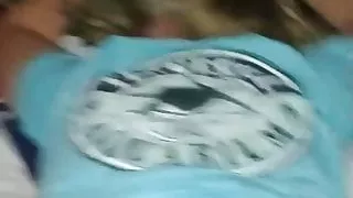 Blonde pawg gets back shots