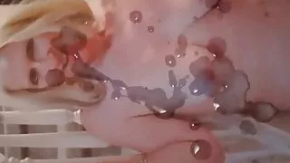 Bukkake, Masturbation