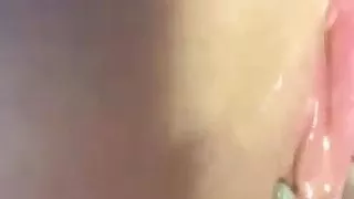 Massaging My Pink Pussy Close Up Clip