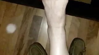 Wife Gets Cum On Her Sexy Feet And Toes