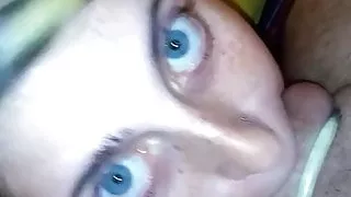 Great blue eyes slut