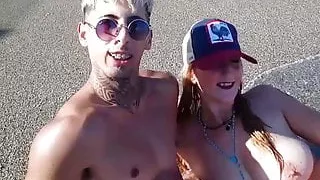 Loving couple love being watched fucking!