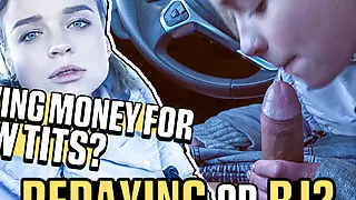 DEBT4K. Blonde coquette wants to buy new boots so why sells pussy