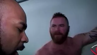 6-Man Interracial Group Fuck