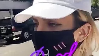 JoJo AKA Joanna Levesque - hot in tiny shorts and sports bra